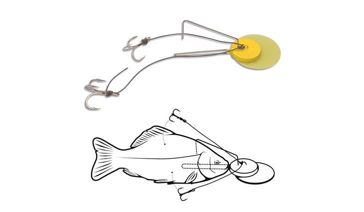 Black Cat Dead Bait Jig Rig 100gr