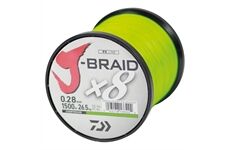 Daiwa J-Braid X8 1500m chartreuse