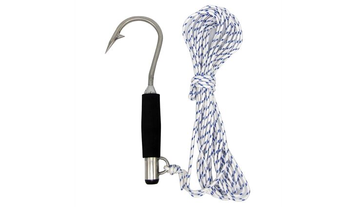 Solvkroken Flying Gaff 30cm mit Seil 10m