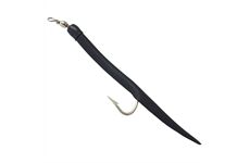 Solvkroken Gummimakk Mustad Original schwarz 6/0