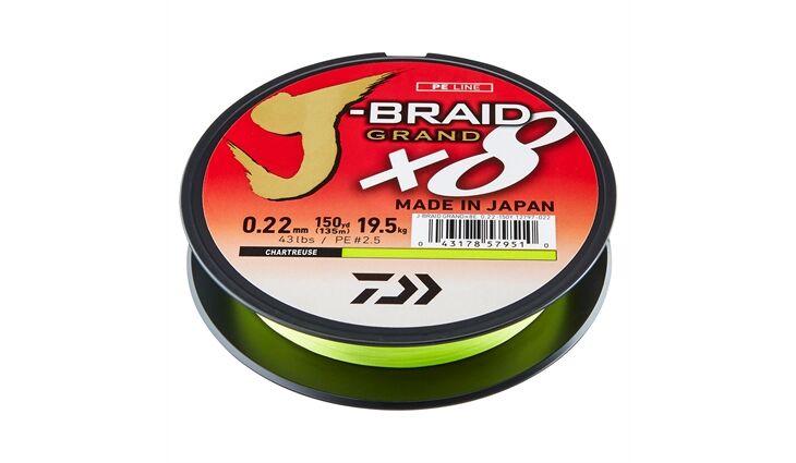 Daiwa J-Braid Grand X8 270m CH 0.13mm
