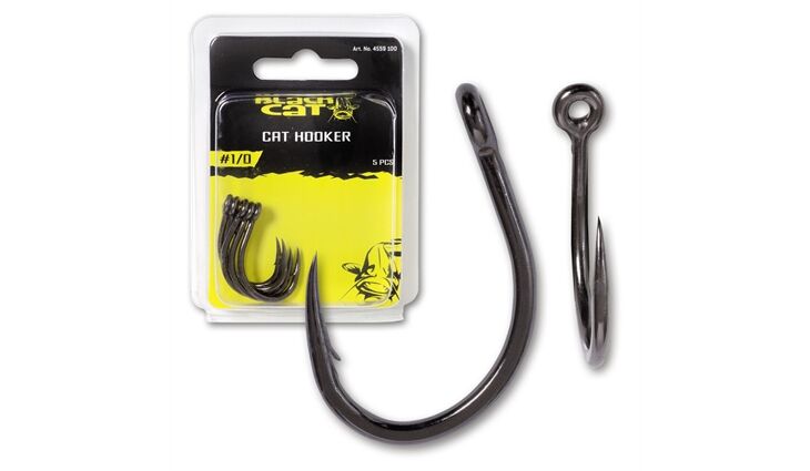 Black Cat Cat Hooker black nickel 5Stück
