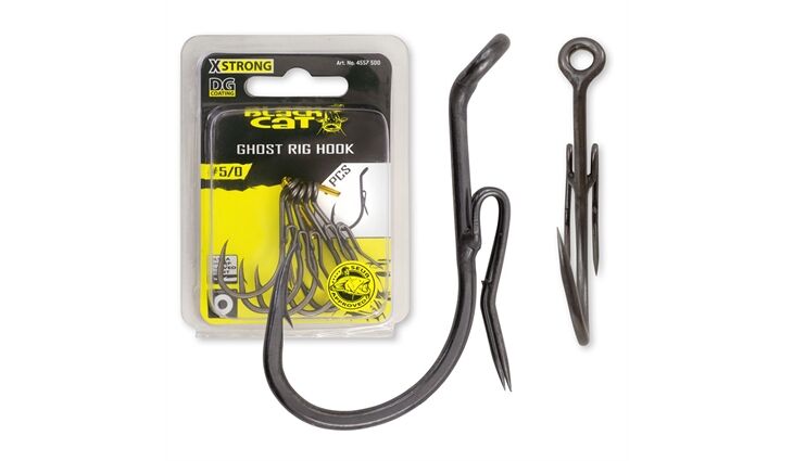 Black Cat Ghost Rig-Haken DG coating 5Stück