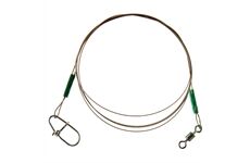 Cormoran 1x19 Stahlvorfach Wirbel/Karabiner 6kg 60cm