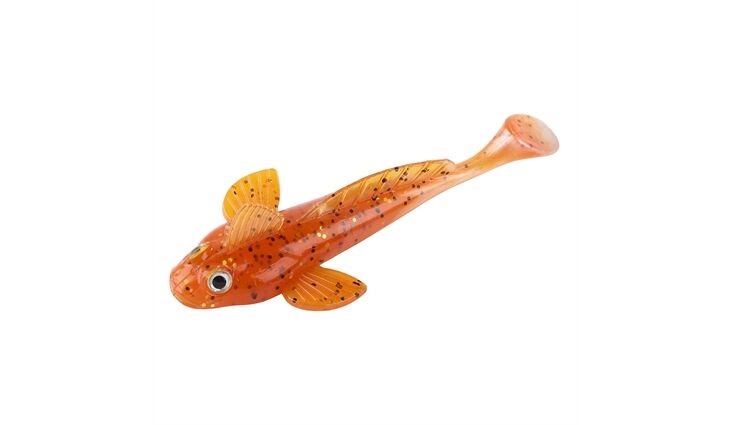 Balzer Shirasu Grundel - Karton 8Stk - 12cm - Orange Glit