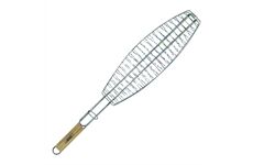 Jenzi Fischgriller 71 cm mit Holzgriff