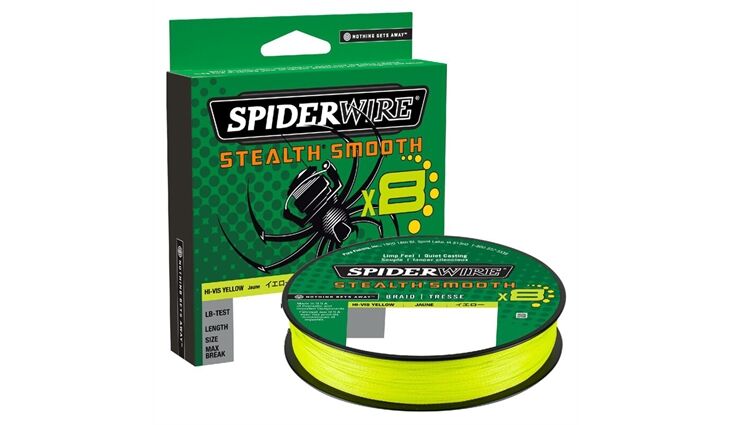 Spiderwire Stealth Smooth 8 HiVis Yellow 300m 0,13mm