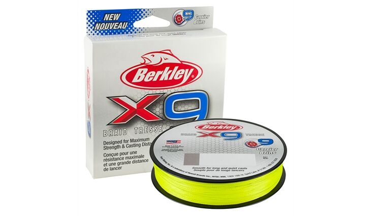 Berkley X9 Braid Flame Green 150m 0,14mm