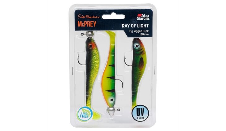 Abu Garcia McPrey 10gr Rigged 3-Pack Ray of Light