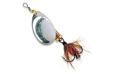 Mepps Aglia mit Fliege silber