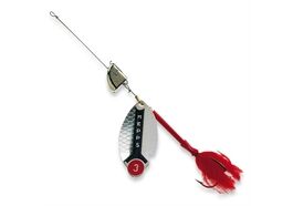 Mepps Lusox mit Puschel silber