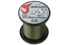 Daiwa J-Braid X8 1500m Dunkelgrün