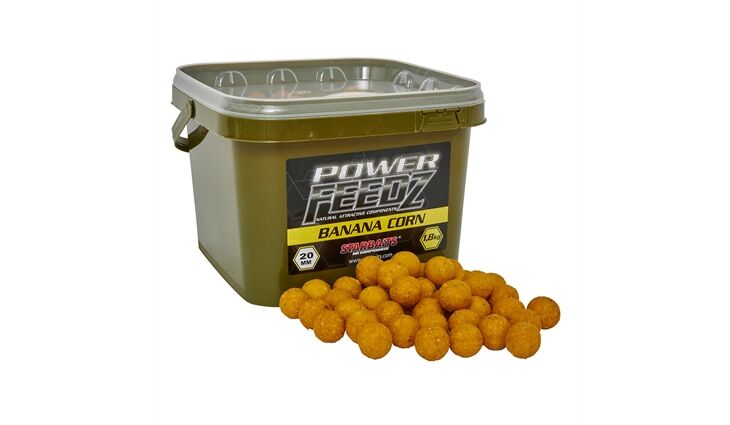 Starbaits POWER FEEDZ BANANA CORN 20MM 1,8 KG