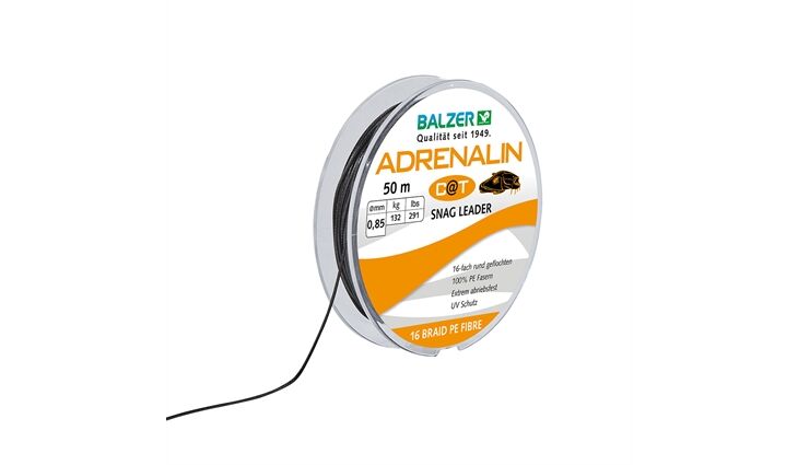 Balzer Adrenalin CAT Schlagschnur PE 50m schwarz