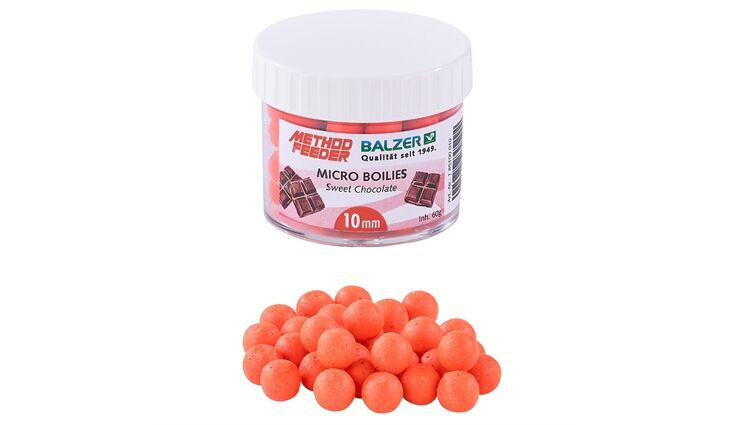 Balzer Method Feeder Boilies - Orange Sweet Chocolate 10m