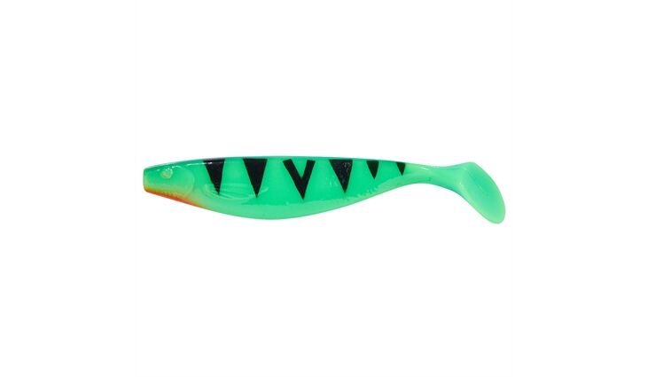 Balzer Shirasu MAJO Booster Shad - Green Fire Tiger 10cm
