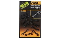 Fox Edges Kwik Change Hook Swivels Size 11