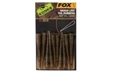 Fox Edges Camo Naked Line Tail Rubbers Size 10