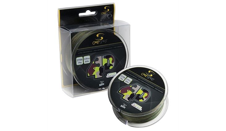 Carp Spirit 4D Camo Braid Sinking 1000m 0.26mm 33lb