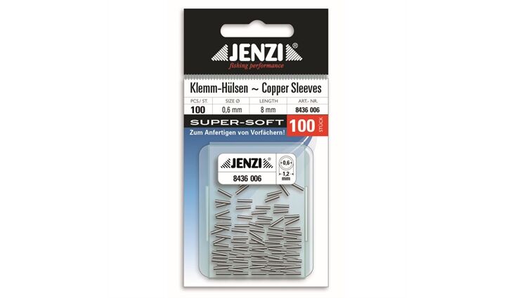 Jenzi Klemm-Hülsen 0,6mm 100 Stück