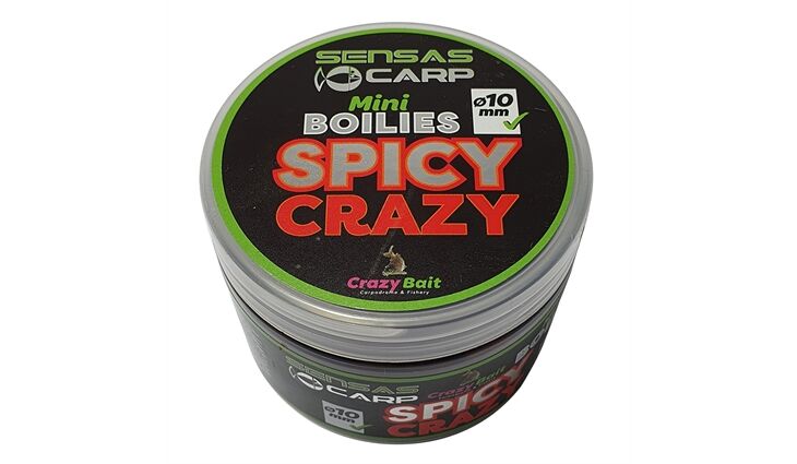 Sensas MINI BOILIES SPICY CRAZY 80G 10mm