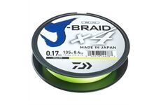Daiwa J-Braid X4 0.33mm 135m Yellow