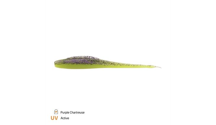 Zeck Fishing Barsch Alarm Shaky Stick 12cm Purple Chartreuse