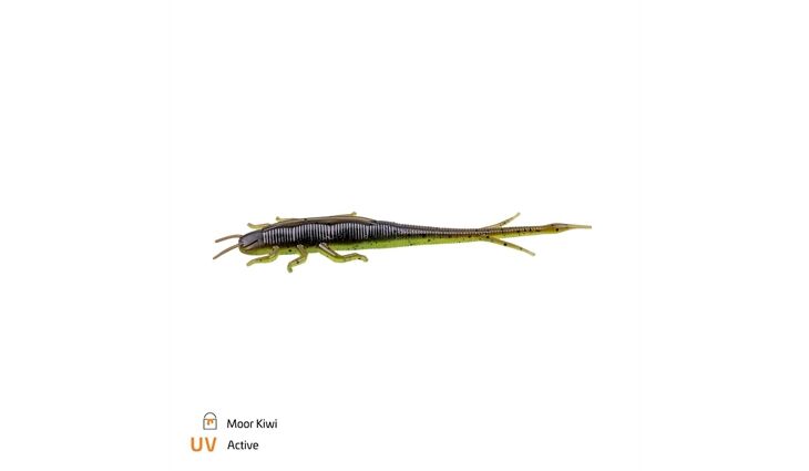 Zeck Fishing Barsch Alarm Shaky Sneaker 8cm Moor Kiwi
