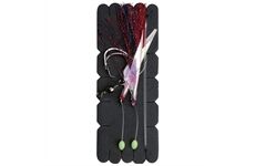 Fladen 2-Hook Deep Sea Rig 10/0 Circle Rot-Blau