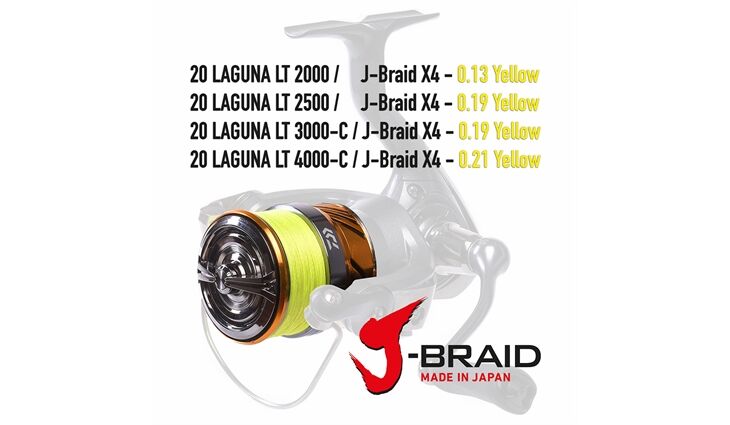 Daiwa LAGUNA 20 LT 4000-C inkl. JB4 0.21YL