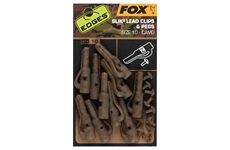 Fox Edges Camo Size 10 Slik Lead Clip + Pegs