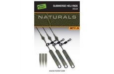 Fox Naturals Submerged Heli Rigs 30lb  3x