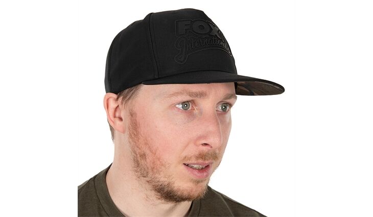 Fox Black/Camo Flat Peak Snapback Cap