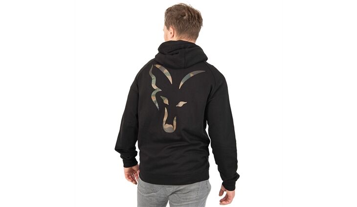 Fox LW Black / Camo Print Zip Hoody - 3XL