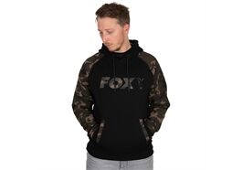 Fox Black / Camo Raglan Hoody - M