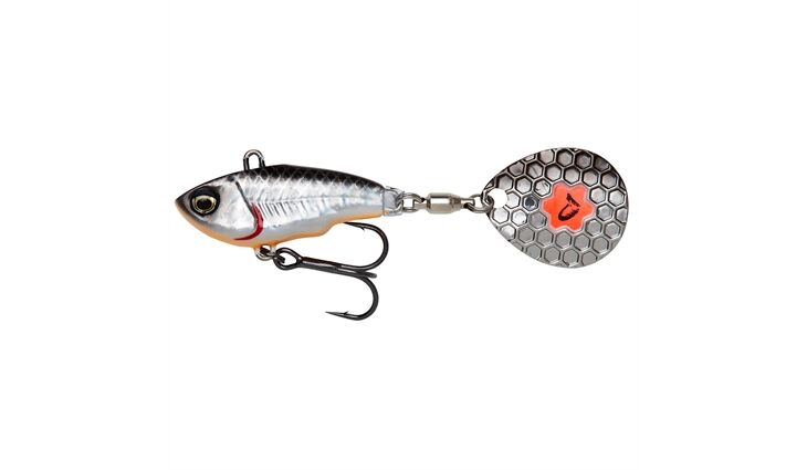 Savage Gear FAT TAIL SPIN NL 5.5cm 6.5g DIRTY SILVER