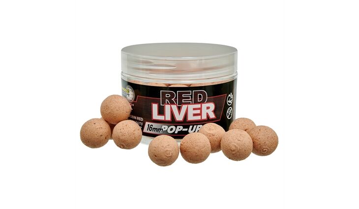 Starbaits PC RED LIVER POP UP 16MM 50G