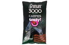 Sensas 3000 CARP TASTY STRAWBERRY 1KG