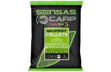 Sensas MINI STICKY PELLETS POWER GREEN 2mm 700g