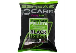 Sensas SUPER FEED PELLETS BLACK HALIBUT 2MM