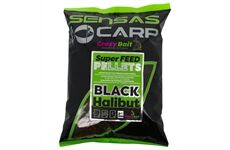 Sensas SUPER FEED PELLETS BLACK HALIBUT 4MM