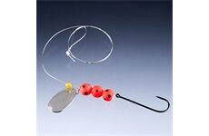 Balzer Plattfisch Blinker Rig Perlen Rot