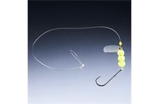 Balzer Plattfisch Blinker Rig Perlen Gelb