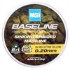 Nash Baseline Sinking Braid UV Yellow 20lb 0.20mm 600m