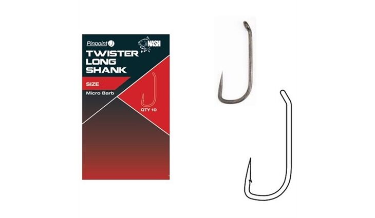 Nash Twister Long Shank Size 4