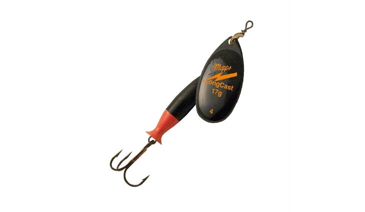 Mepps Aglia Long Cast Schwarz 2