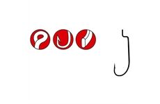 Gamakatsu HOOK WORM 34 BLACK