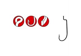 Gamakatsu HOOK WORM 34 BLACK