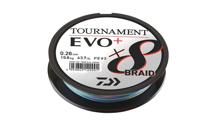 Daiwa Tournament X8 Braid EVO+ 1000m MC 0,26mm
