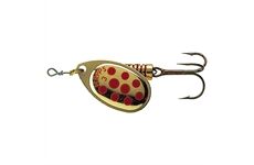 Mepps Aglia mit Punkten gold/rot